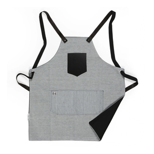 Tablier de coiffeur en cuir de nouvelle conception avec plusieurs poches, personnalisé, en coton, fabriqué au Pakistan - Product Image 1