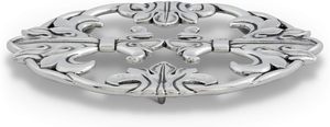 Fleur De Lis Cast Iron <b>Trivet</b> Vintage French Style Heat Resistant <b>Kitchen</b> Dining Table Decor - Product Image 6