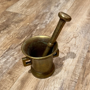 Brass Mortar And Pestle Seasoning Spices Salt Gifts <b>Box</b> Manufactured Lowest Price handicrafts Top Price - Product Image 4