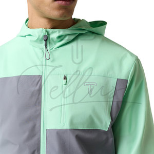 Wholesale High Quality Plain Men Windbreaker <b>Jacket</b> and <b>Short</b> Set Custom Tracksuit With Custom Design sets 2026 - Product Image 4