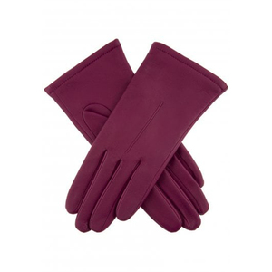 Guantes de Cuero para Mujer, Suaves, de Piel de Oveja, Lisos, de Invierno, a la Moda, de Fábrica OEM, Estilo Casual, Color Rosa - Product Image 4