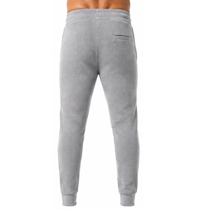 Wholesale <b>Mens</b> Slim Fit Waffle Knit <b>Trousers</b> Casual Textured Joggers <b>Elastic</b> Waist Drawstring Custom Fashion Bottoms <b>Mens</b> Soft - Product Image 5