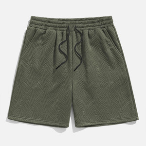 Pantalones Cortos de Alta Calidad para Hombre, Estilo Vintage, 100% Algodón, Deportivos, de Verano, con Parte Inferior Abierta - Product Image 3