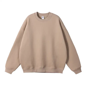 เสื้อฮู้ดโอเวอร์ไซส์ผู้ชาย สีพื้น ผ้าฝ้ายฟลีซ สวมใส่สบาย มีกระเป๋าหน้า เหมาะสำหรับใส่ในฤดูใบไม้ร่วง - Product Image 6