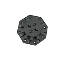 Vente en gros de haute qualité 30-60mm support réglable en plastique piédestal base pavé piédestal en pierre