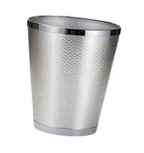 Retro Olive Green Galvanized Steel Trash Can with Lid Vintage Metal Waste <b>Bin</b> Outdoor Garden Street Public Garbage Dustbin - Product Image 5