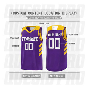 High Quality Quick Dry Basketball Jersey Hot Sale Basketball Shirts Sportswear Embroidery Sublimation Tank <b>Tops</b> Ribbed Jersey - Product Image 2