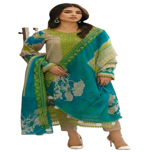Marca Charizma, material de alta gama para césped bordado de calidad superior para vestidos de fiesta indios y paquistaníes, precio de descuento - Product Image 1