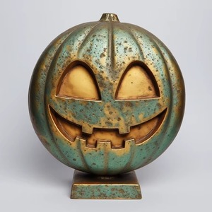 Decoración de Calabaza de Bronce para Halloween, Hecha a Mano, con Relieve, para Interiores, Decoración para Fiestas de Adultos, Nueva Llegada - Product Image 3