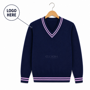 เสื้อท็อปลำลองแบบถักปักลายปักตัดกัน  สำหรับกลุ่มพี่น้องนักเรียนหญิง  รับผลิตตามแบบ OEM ODM  พร้อมปักโลโก้อะคริลิคตามสั่งจาก Cosh International - Product Image 1