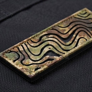 Custom Woven Synthetic Fabric <b>Patches</b> With Laser Cut Details For <b>Jackets</b> Bags Outdoor Gear And Apparel Accessories - Product Image 4