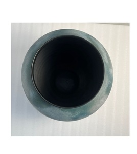 Stylish Decorative Iron Planter With Strong Metal Body And Rough Finish For Home Garden Decoration Use - Product Image 2
