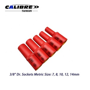 ชุดเครื่องมือฉนวนกันไฟฟ้า VDE 1000V ขนาด 3/8 นิ้ว ยี่ห้อ TAIWAN CALIBRE 15 ชิ้น พร้อมไขควงทดสอบแรงดันไฟฟ้า 1 ชิ้น - Product Image 6