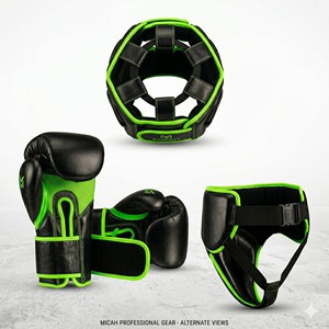 Conjunto de Kick Boxing Profesional 2026 para Competición, con Logotipo Personalizado, Fabricación en Fábrica, Cierre con Cordones, Material que Absorbe la Humedad - Product Image 3