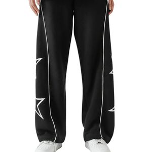 Pantalon ample à jambe droite de couleur unie pour homme, style vintage décontracté, streetwear, confort quotidien - Product Image 1