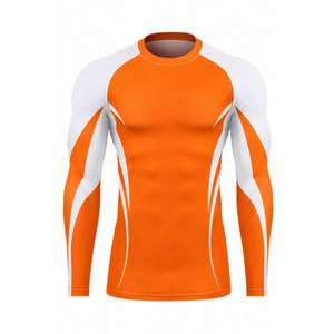 Camisetas de Compresión Urbanas y Modernas para Fitness, Spandex/Poliéster, Forro Polar Transpirable, Sublimación 3D, Cintura Elástica, Top para Hombres Adultos - Product Image 2
