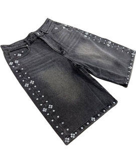 Men <b>Light</b> Blue Ripped Denim Shorts Summer Thin Five <b>Points</b> Pants Fashion Brand Straight Slim Fit 5 Length Mid Trousers - Product Image 5