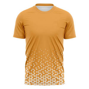 Men Sublimation Cotton T-Shirt Short Sleeve Premium Lightweight Quick Dry Breathable O-Neck Loose Fit Sports Wear OEM ODM - Product Image 2