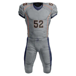 Ensemble de maillots de football américain imprimés, hiver, col en V, manches courtes, évacuation de l'humidité, extensible dans quatre directions, coupe ajustée, coupe-vent - Product Image 2