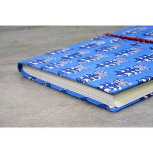 Custom <b>Made</b> <b>hand</b> block Printed Handmade <b>Paper</b> Journals Creative Fabric Portable Design Offering Artisan Designs Natural Texture - Product Image 5
