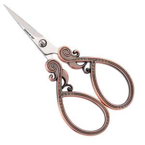 Herramientas de costura para manualidades y bricolaje, uso de peluquería y confección, tijeras de bordado Vintage de alta calidad de 4,4 pulgadas, tijeras pequeñas de acero - Product Image 1