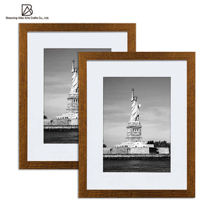 Marco de Fotos de Madera MDF con Respaldo de Cartón, <span class=keywords><strong>para</strong></span> Montar en la Pared o de Sobremesa, <span class=keywords><strong>para</strong></span> Exhibir Recuerdos Familiares, Arte y Fotos, Venta al Por Mayor - Product Image 1