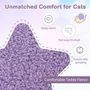 Torre per Gatti a Più Livelli con Posti di Tiraggio Rivestiti in Sisal, Alberi e Tiragraffi Premium per Gatti - Product Image 6