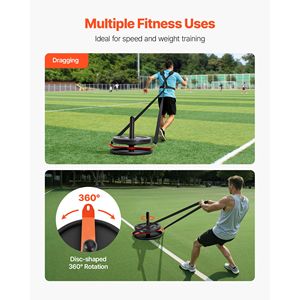 Slitta in Acciaio per Allenamento con Pesi, Attrezzatura Atletica per Migliorare Velocità e Condizioni Fisiche - Product Image 2