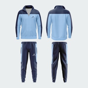 2026 Latest High Quality Winter Solid Unisex Casual <b>Tracksuits</b> Polyester/Cotton 280g Fleece Regular Fit Full Length Breathable - Product Image 3