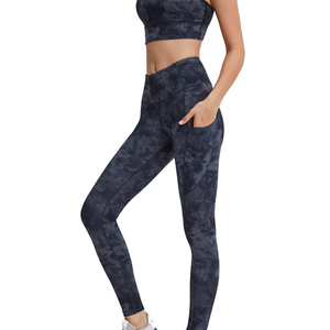 Legging de sport pour femme en gros, haute qualité, tricoté, taille mi-haute, respirant, écologique, séchage rapide, coupe ajustée, longueur intégrale - Product Image 1