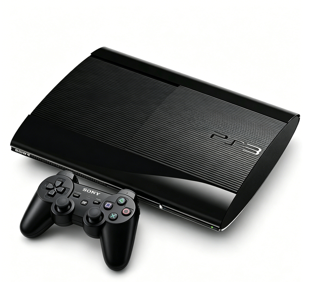 95% New PS3s Slim 4000 Series Console 500GB Preloaded Thousands of Games Multilingual 2.4G Wireless Controller Multi Plug