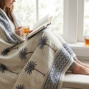 Indian Cotton Kantha Twin Size Quilt <b>Throw</b> 150x220 cm Hand Block Printed Hand Embroidered Handmade Bedspread Bohemian Decor Bulk - Product Image 5