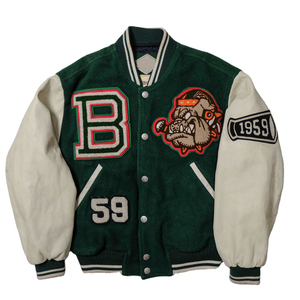 Chaqueta Letterman de Lana 100% Premium Personalizada ODM OEM de Alta Calidad con Mangas de Cuero Vacuno y Capucha, Chaqueta Casual de Invierno para Hombre - Product Image 5