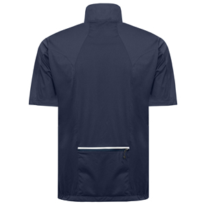 Veste de sport respirante à manches courtes pour cage de frappe, bleue, décontractée, unisexe, en polyester, avec quart de zip, imperméable, haute qualité - Product Image 3
