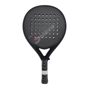 Customizable Carbon Fiber Padel/Beach Tennis Racket – Professional Outdoor Sports Paddle with EVA Grip & Durable Nylon Surface - Product Image 4