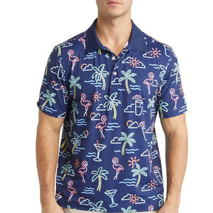 Camiseta Polo Clásica para Hombre, Sublimable, Tela de Poliéster Suave, Ajuste Cómodo, Ideal para Uso Diario Informal - Product Image 1