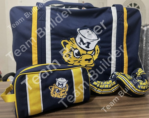 Sac de sport pour équipe de hockey sur glace TEAM BUILDER, grand sac de voyage pour équipement de hockey avec logo personnalisé, en nylon et polyester imperméables - Product Image 1