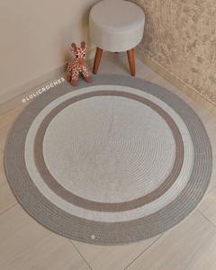 Tapis ronds en jute de style campagnard, tissés à la main en corde de coton, de haute qualité, en matériaux excellents, pour hôtel, salon, en provenance du Bangladesh. - Product Image 5