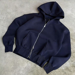 Sudadera con capucha y cremallera OEM, forro polar, ropa deportiva, ropa de entrenamiento para hombre, corte ajustado, entrega rápida, al por mayor - Product Image 1