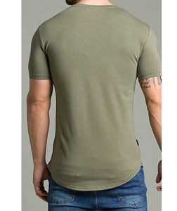 Camiseta Deportiva de Secado Rápido y Transpirable 100% Algodón para Hombre, Manga Corta, Corte Regular, Estilo Casual de Verano - Product Image 6