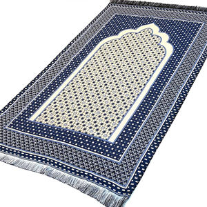 Alfombras de Oración Musulmanas de Nuevo Diseño al por Mayor, Hechas a Máquina con Cuentas, Antideslizantes, de Alta Calidad, Cómodas y Suaves para el Hogar - Product Image 2