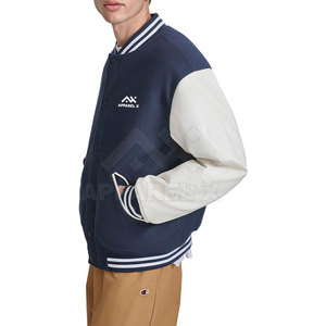 Chaqueta Letterman de tacto suave, chaqueta Letterman de tacto premium, chaqueta Letterman con costuras duraderas para hombre - Product Image 6
