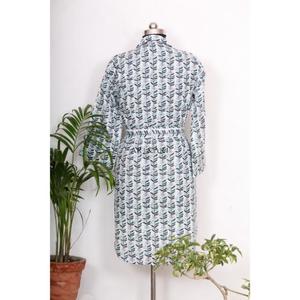 Chaqueta de Mujer con Estampado Floral Bohemio, Diseño Personalizado, Hecha a Mano, de Algodón, Talla Grande, Estilo Casual Coreano con Botones - Product Image 6