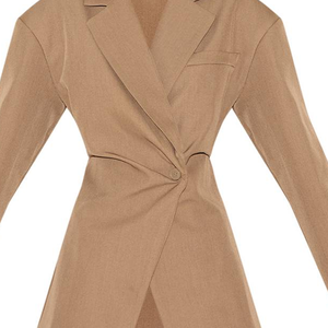 Blazer sur mesure pour femme, veste de créateur de haute qualité, manches longues, couleur unie, décontracté, professionnel, manteau doux pour le travail, printemps automne OEMODM - Product Image 4