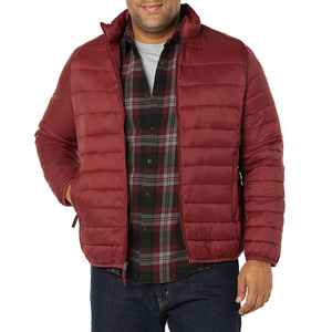Unisex Lightweight 100% Nylon Puffer Jacket Best Quality <b>Winter</b> <b>Coat</b> Stand Collar Patchwork Hooded Canvas - Product Image 1