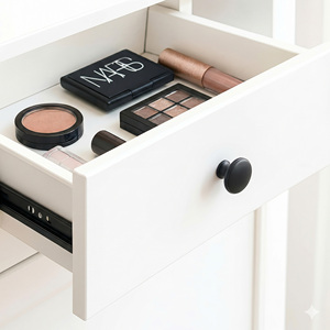 Modern <b>Black</b> Zinc Alloy <b>Cabinet</b> Knob Drawer <b>Handle</b> Durable Easy Install Hardware Materials for <b>Kitchen</b> Bathroom OEM Available - Product Image 6