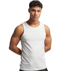 High Quality Men's Gym Vest <b>Top</b> Men's Gym tank <b>Top</b> Custom logo Muscle Fit Ribbed Vests Ribbed Vest Men - Product Image 1