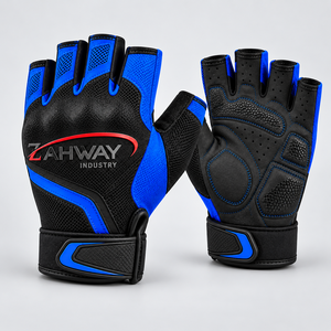 Nouveaux gants de cyclisme en tissu respirant, légers, antidérapants, avec paume en silicone, sangle de poignet réglable, gants de cyclisme unisexes - Product Image 3