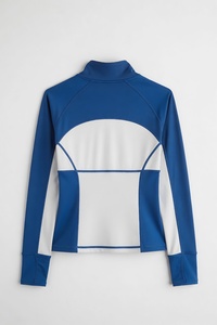 Comfortable Breathable High Quality Running Yoga Fitness Jackets Long Sleeve Women Athletic <b>Zip</b> <b>up</b> <b>Crop</b> Running Jacket - Product Image 2