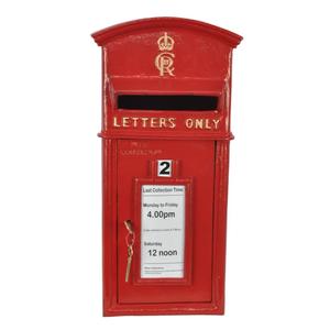 British V R Post <b>Box</b> For Garden Supplies <b>Wall</b> <b>Mount</b> Antique Mailbox With Lock Affordable Letter <b>Box</b> OEM Customizable Latest - Product Image 5